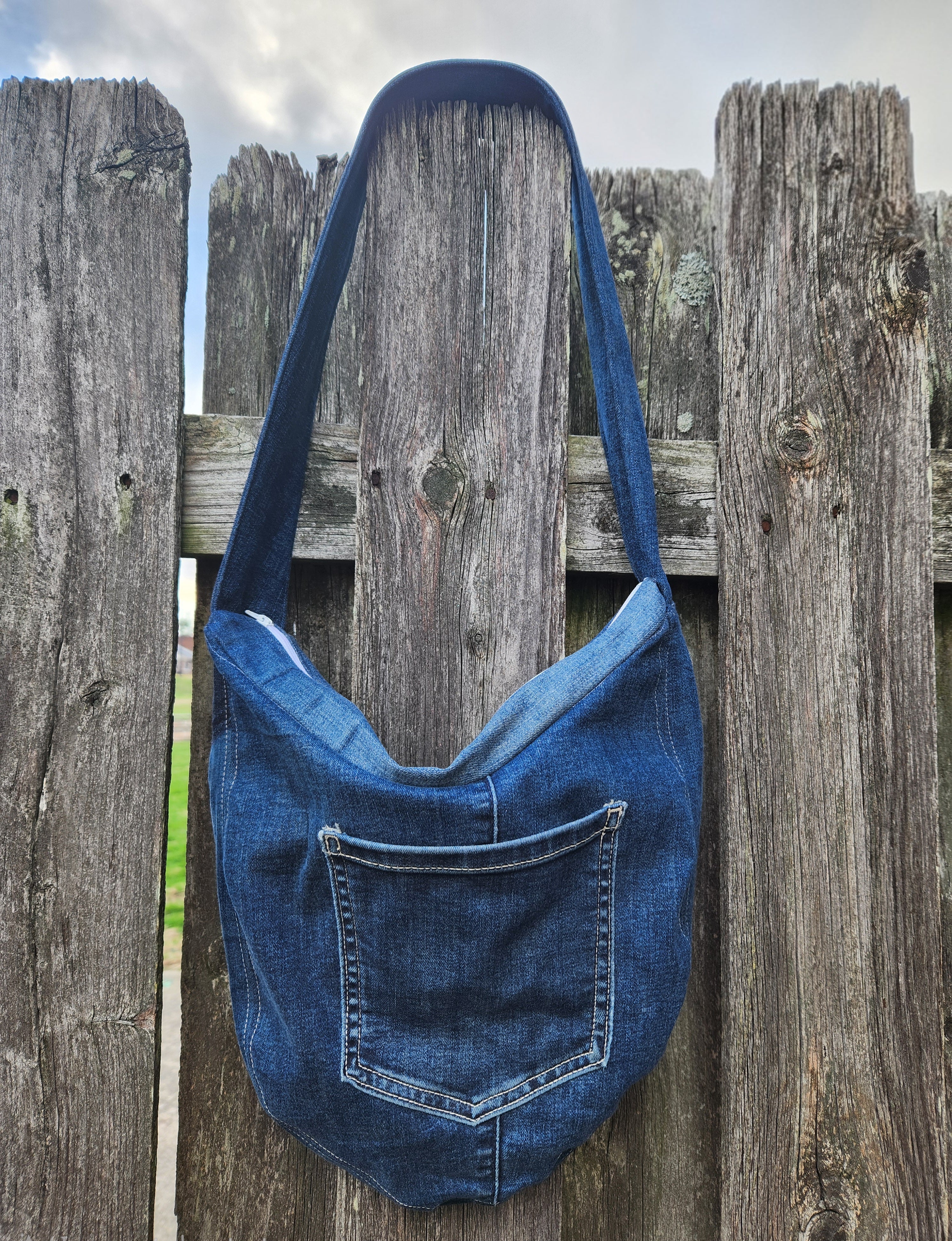 Born Worn — Denim Shoulder Bag