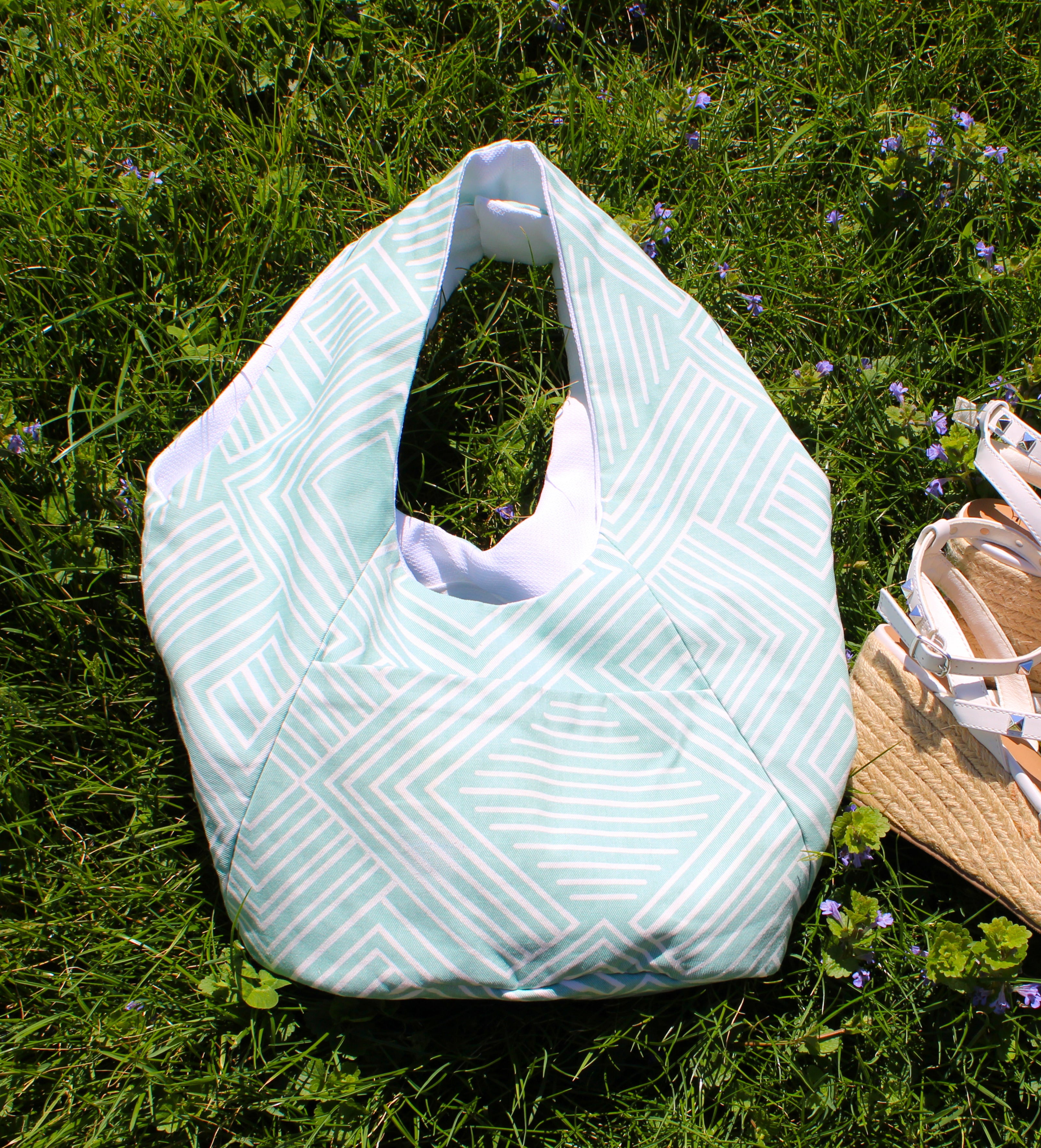 Mint Condition — Geometric Hobo Bag
